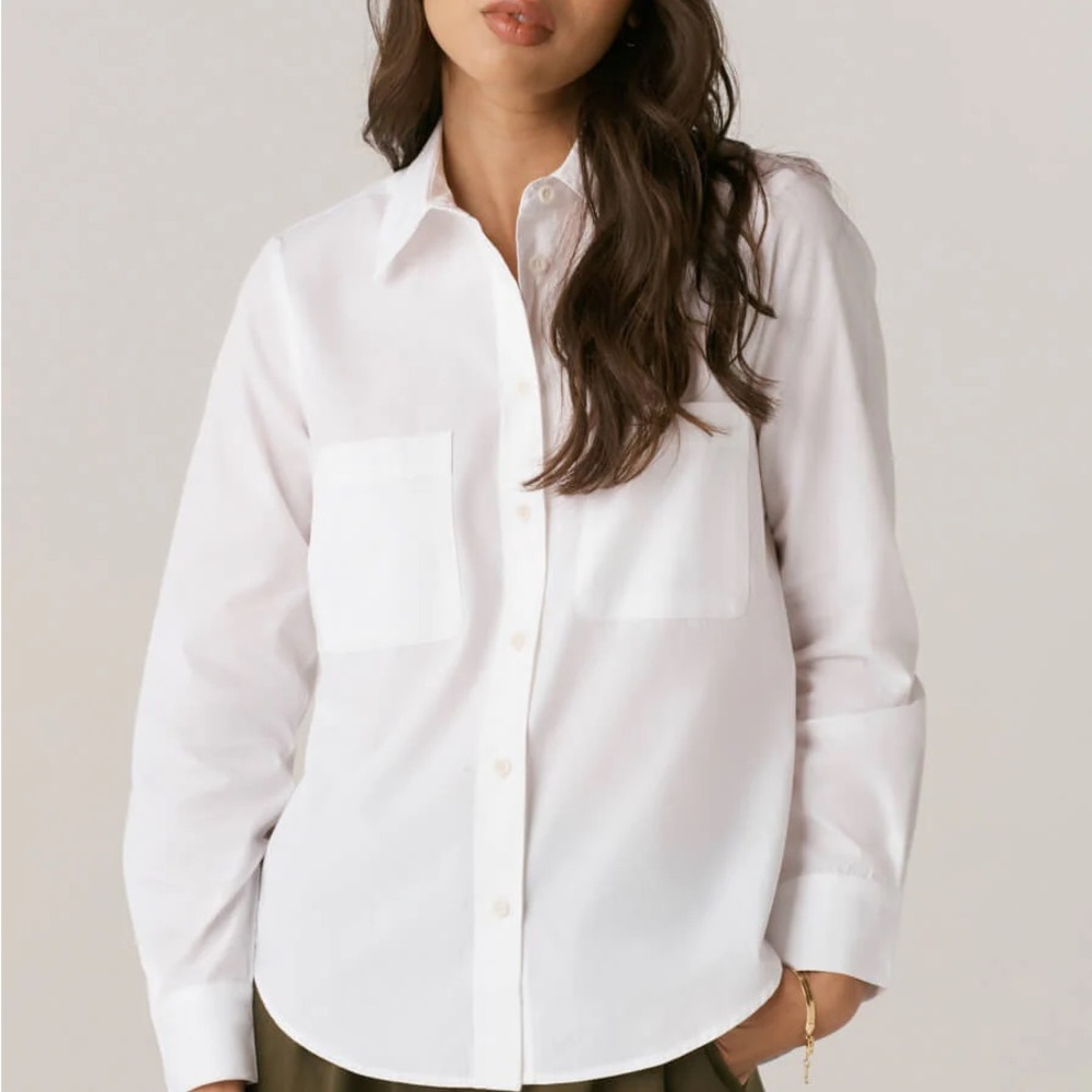White Button-Up Shirt